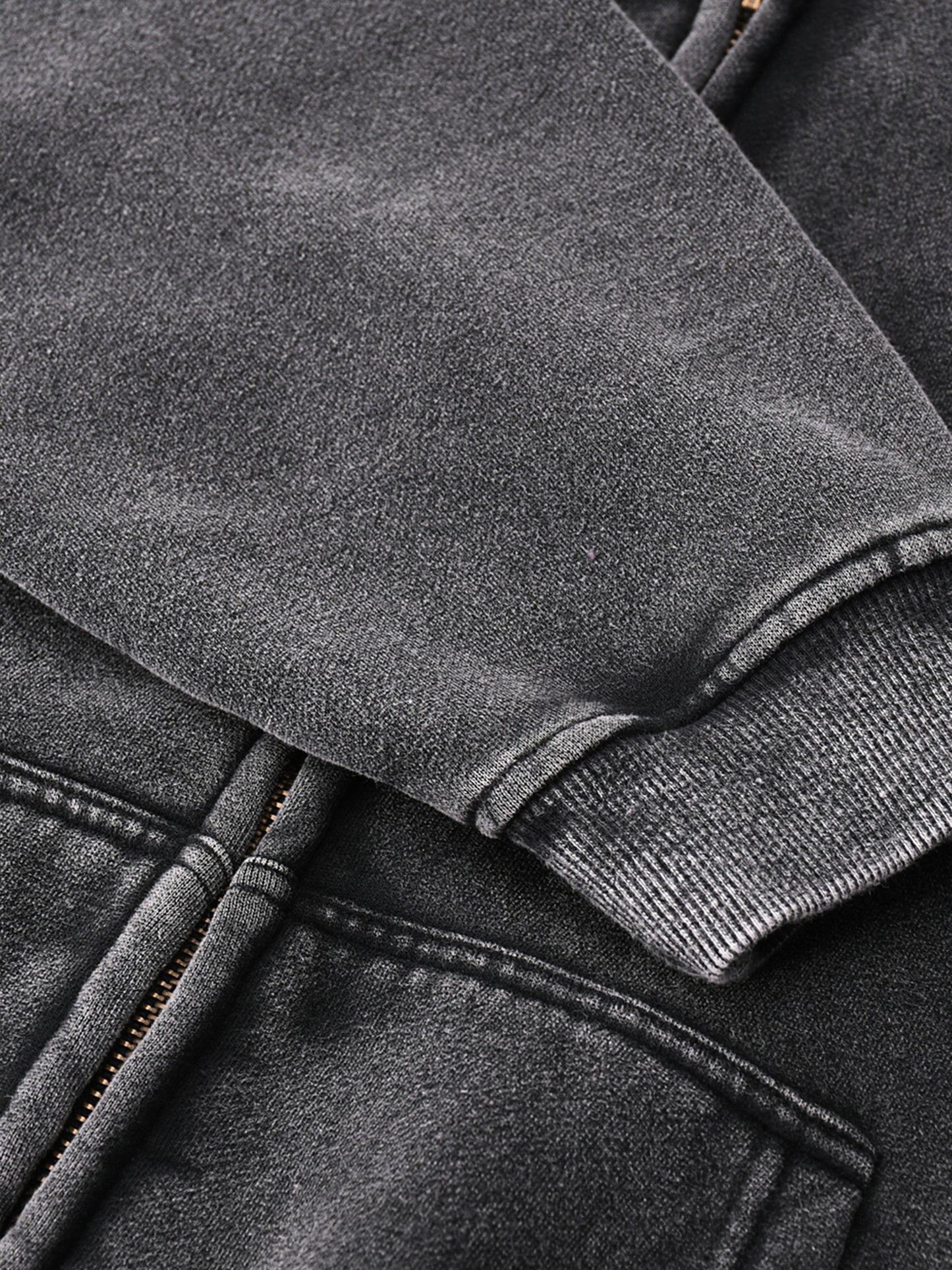 JONVH "MAKE HEAVY MUSIC" Zip-Through Boxy Hoodie