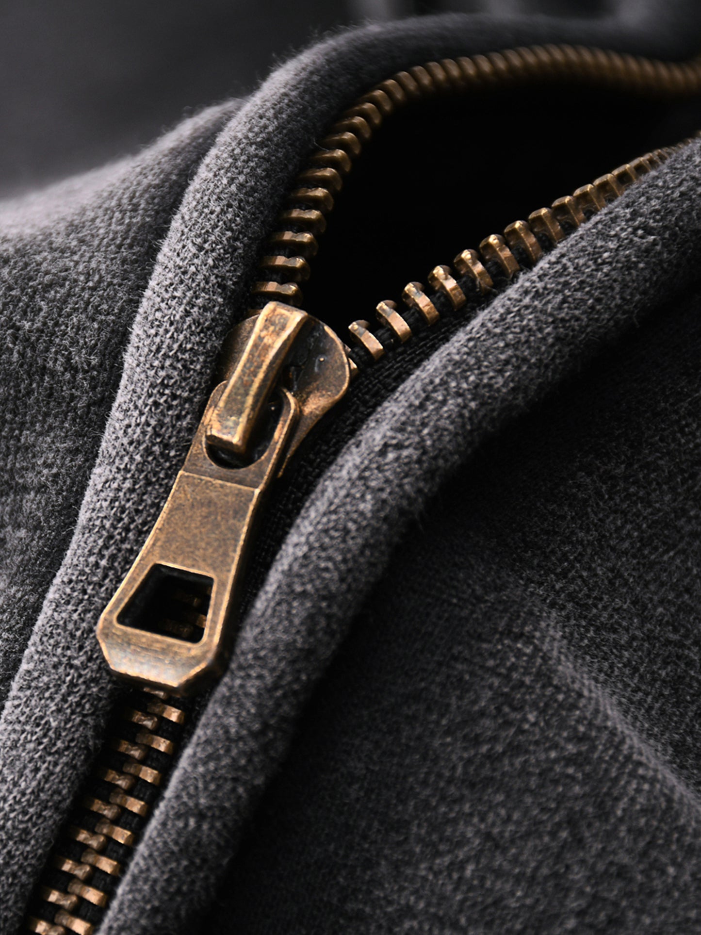 JONVH "MAKE HEAVY MUSIC" Zip-Through Boxy Hoodie